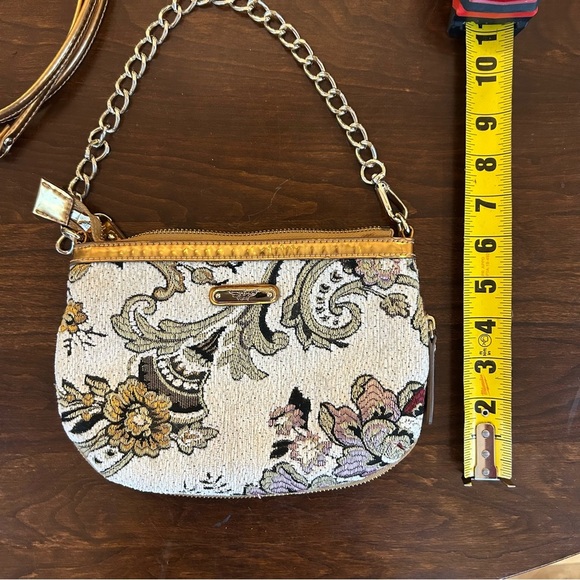 Women’s Sharif New York Crossbody Bag Handbag Floral Embroidery purse - Picture 8 of 9